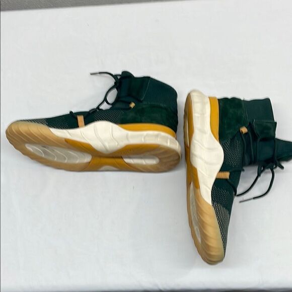 Adidas Tubular Primeknit Green and Tan (almost gold) High-Top Sneakers Size 12 main image 9